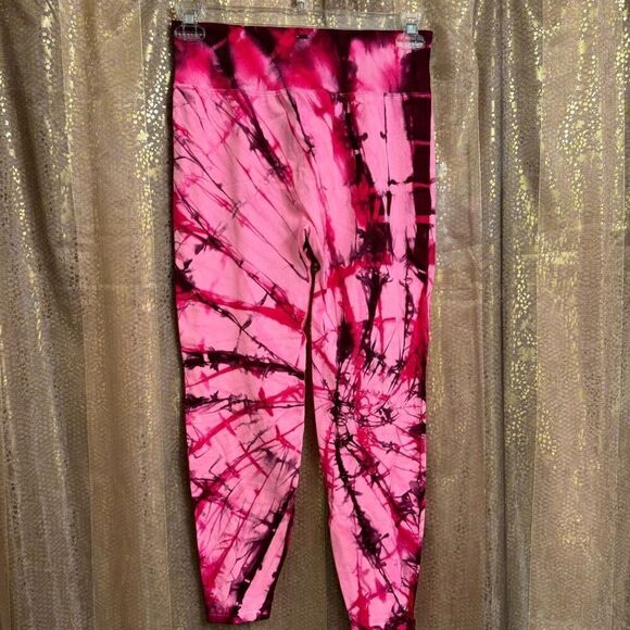 PINK Victorias Secret Tie Dye Seamless High Waist Full Length Legging Large - Picture 2 of 8